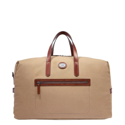 Afbeelding van The Bridge Story Duffle 55 natural brown Weekendtas