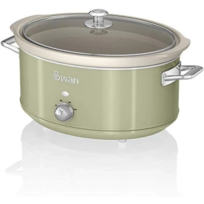 Image de Swan Retro SF17031GN Mijoteuse 6.5 litres 320 Watt vert