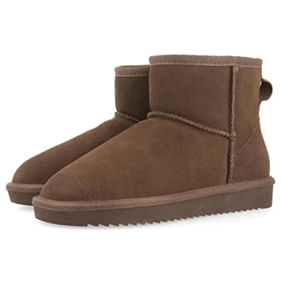 Afbeelding van Gioseppo Gilliam Korte laarzen, Dames, Maat: 36, Taupe Veloursleer