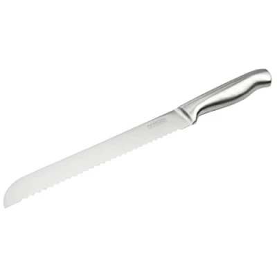 Afbeelding van Nirosta 41833 Broodmes, snijmes, lemmet van 20 cm, zilver, roestvrij staal, 33,5 x 3 cm