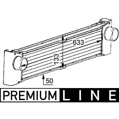 Afbeelding van Mahle Original Interkoeler CI 81 000P