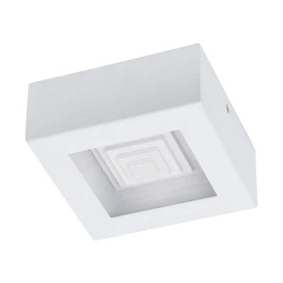 Afbeelding van EGLO Ferreros Led plafondlamp, 1 lichts moderne lamp van staal en kunststof, voor woonkamer, keuken of hal, wit