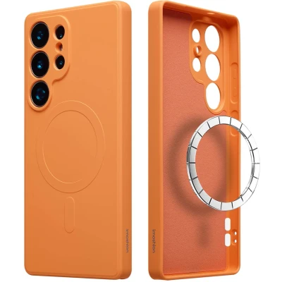 Afbeelding van imoshion Color Backcover met MagSafe voor de Samsung Galaxy S25 Ultra Neon Orange