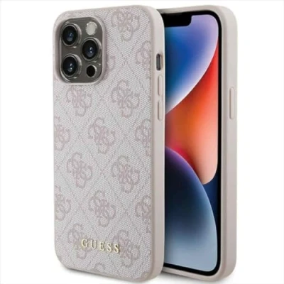 Afbeelding van Guess 4G Back Case Geschikt voor Apple iPhone 15 Pro Max (6.7&quot;) Roze