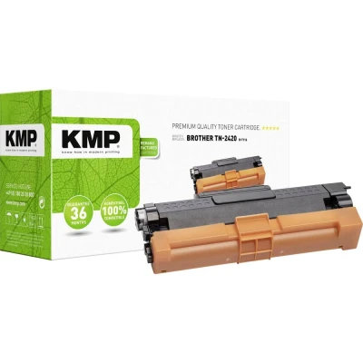 Afbeelding van KMP Toner vervangt Brother TN 2420 Compatibel Zwart 3000 bladzijden B T116 1267,3000