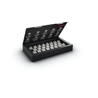 Afbeelding van CHERRY MX RGB Speed Silver Switch Kit, 23 mechanische toetsenbordschakelaars, voor doe het zelf, hotswap of gaming toetsenbord, lineaire schakelaar zonder klik, snel en direct