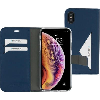 Afbeelding van Mobiparts Classic Wallet Case Apple iPhone X/XS Blue