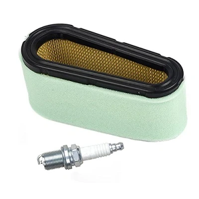 Afbeelding van Luchtfilter 496894 met voorfilter voor Briggs &amp; Stratton enkele cilinder motoren HP 12,5 17, vervangt modellen: 496894S / 493909 5053H 272403S /272403