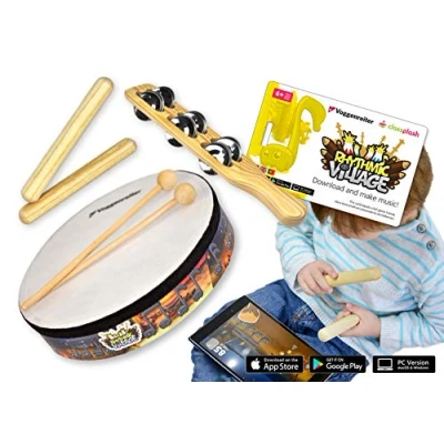 Afbeelding van Voggenreiter/Classplash Rhythmic Village Percussion Set Educatief