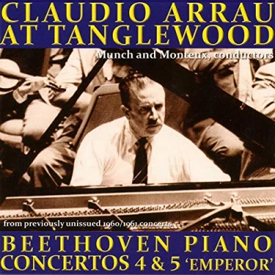 Afbeelding van Claudio Arrau, Boston Symphony Orchestra, Charles Munch Beethoven: Piano Concerto No.4 &amp; 5 (CD)