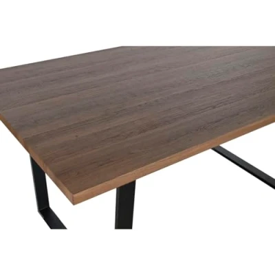Afbeelding van Eettafel Home ESPRIT Bruin Zwart Ijzer Hout MDF 160 x 90 75 cm