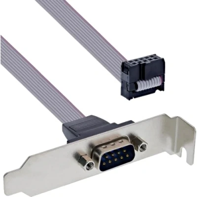 Afbeelding van 9 pin SUB D (m) low profile bracket 0,60 meter