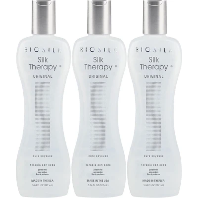 Afbeelding van BIOSILK Silk Therapy Original Serum Haarverzorging 3 x 167 mL