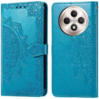 Afbeelding van imoshion Mandala Bookcase voor de Oppo Reno 12F 5G Turquoise