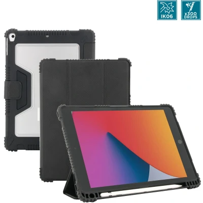 Afbeelding van Mobilis Rugged Case for iPad 10.2&#039;&#039; 9th/8th/7th 25,9 cm (10.2&quot;) Folioblad Zwart