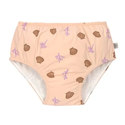 Afbeelding van Lässig Zwembroekje met luier Splash &amp; Fun Corals peach rose, 03 06 mnd. Maat 62/68