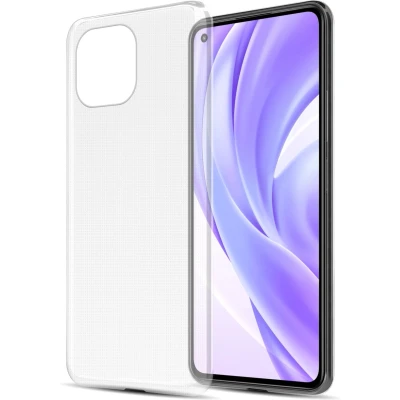 Afbeelding van Cadorabo Hoesje geschikt voor Xiaomi Mi 11 5G in VOLLEDIG TRANSPARANT Beschermhoes gemaakt van flexibel TPU Silicone Case Cover
