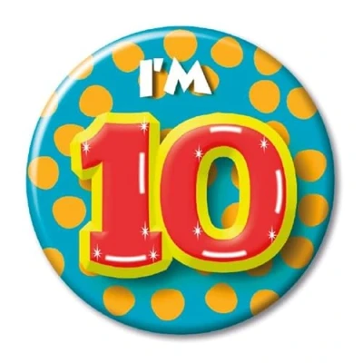 Afbeelding van Paperdreams Button klein i&#039;m 10