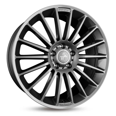 Afbeelding van KESKIN 5 gat 19duim 112mm lichtmetalen Velg KT15 SPEED palladium geschilderd KT158519511245PP