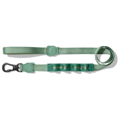 Afbeelding van Zee.Dog Looplijn Ruff Army Green Mosgroen Hondenriem 120x2.0 cm