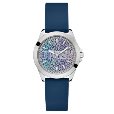 Afbeelding van Guess Menagerie Horloge, Dames, Maat: One Size, Blue