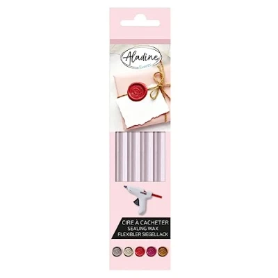 Afbeelding van Aladine Zegel Wax Sticks Set 4 stuks Violet Pastel