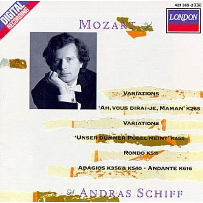 Afbeelding van Mozart: Piano Variations, etc / Andras Schiff