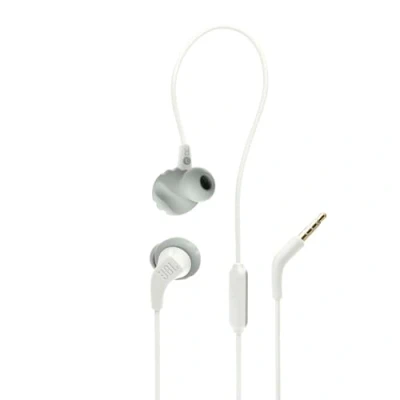 Image de Ecouteurs sport filaires étanches JBL Endurance Run 2 Blanc
