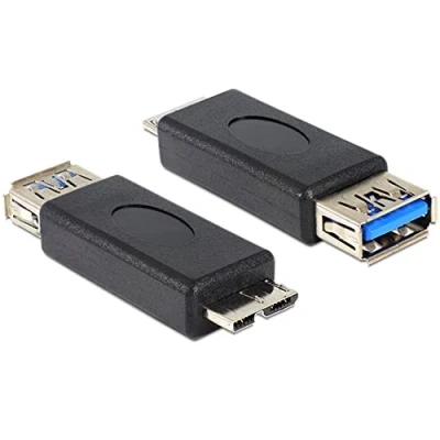 Afbeelding van Delock USB 3.0 A naar micro Verloopstekker Zwart