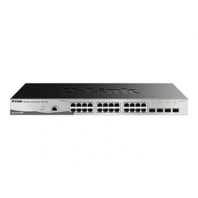 Image de D Link DGS 1210 28/ME Commutateur Géré 24 x 10/100/1000 + 4 Gigabit SFP Montable sur rack