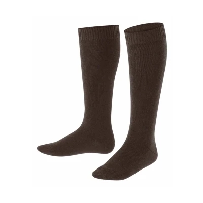 Afbeelding van Falke Comfort WOOL Kneehigh WARM Kniekousen voor kinderen, Maat: 23 26, Dark brown