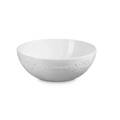 Afbeelding van Le Creuset Serveerschaal Holly White 25 cm