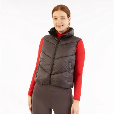 Afbeelding van Bodywarmer Janneke Raisin Brown XXS Winterkleding ruiter