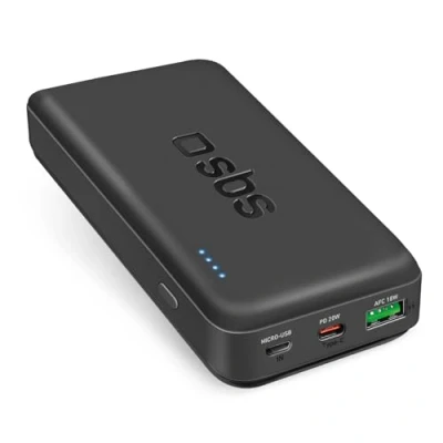 Afbeelding van SBS TTBB20000PD20K powerbank Lithium Polymeer (LiPo) 20000 mAh Zwart