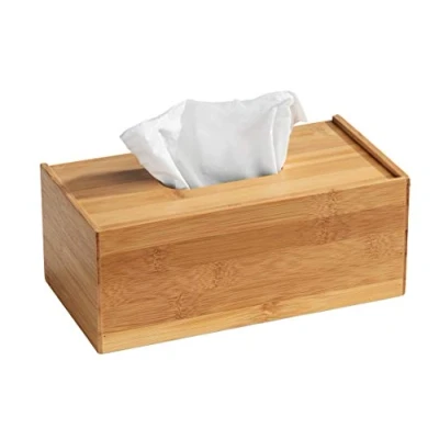 Afbeelding van Wenko Tissuehouder 25 X 13 Cm Bamboe Bruin