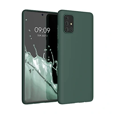 Afbeelding van kwmobile telefoonhoesje geschikt voor Samsung Galaxy A71 Hoesje smartphone Back cover in blauwgroen