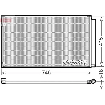 Afbeelding van Denso Airco condensor DCN51017