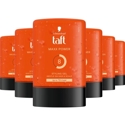 Afbeelding van Taft MAXX Power Gel Tottle 6x 300ml Grootverpakking