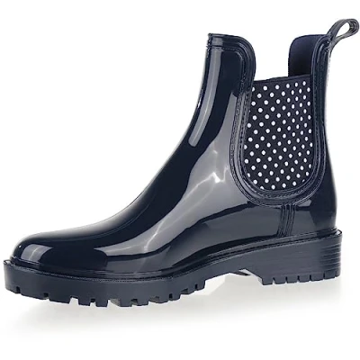 Afbeelding van Regatta Lady Harriett II Regenschoenen voor dames, marineblauw, wit zand
