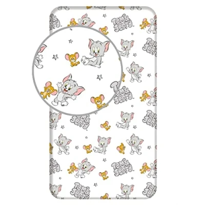 Afbeelding van Tom and Jerry Hoeslaken Young Eenpersoons 90 x 200 cm Katoen