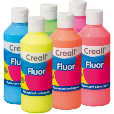 Afbeelding van Creall Fluor Plakkaatverf, 6x250ml