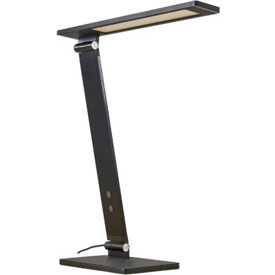 Afbeelding van Lucande LED bureaulamp met dimmer 1licht aluminium H: 40 cm zwart Inclusief lichtbron
