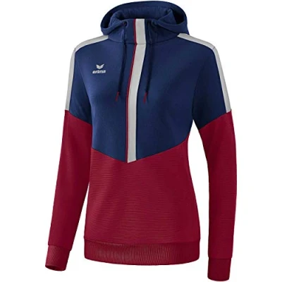 Afbeelding van Squad sweatshirt met capuchon dames new navy/bordeaux/silver grey / 34