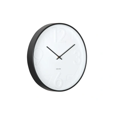 Afbeelding van Karlsson Wandklok Ayuno Zwart Ø40cm
