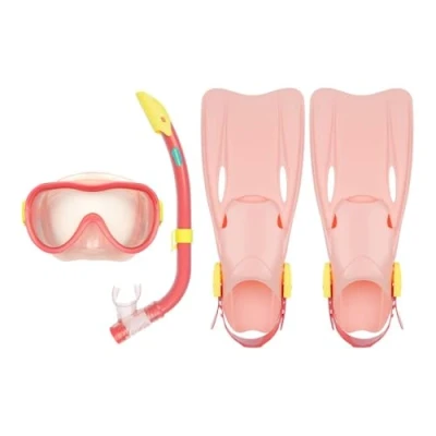 Afbeelding van Waimea Duikset Masker/Snorkel/Vliezen Kids Roze 35 38