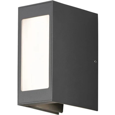 Afbeelding van Konstsmide Cremona 7992 370 LED buitenlamp (wand) Energielabel: G (A G) vast ingebouwd 24 W Antraciet