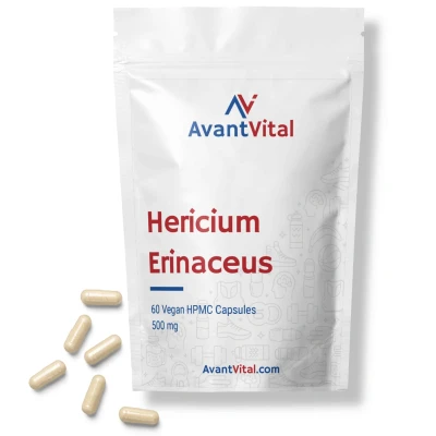 Afbeelding van Hericium Erinaceus 500 mg 60 Vegan Capsules