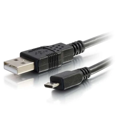 Afbeelding van C2G USB 2.0 A stekker naar Micro B 4 m kabel (4 m, A, B, 2.0, mannelijke connector/mannelijke connector, zwart)