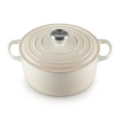 Afbeelding van Le Creuset Gietijzeren Ronde Braadpan In Meringue 28cm 6,7l