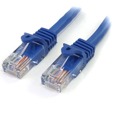 Afbeelding van Stevige UTP netwerkkabel categorie 6 Startech 45PAT3MBL 3 m Blauw